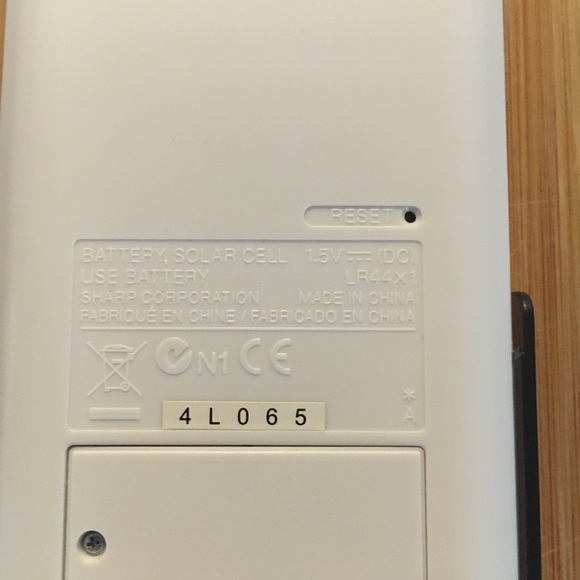 Sharp Advanced D A L EL-531XG Calculator - Picture 7 of 7